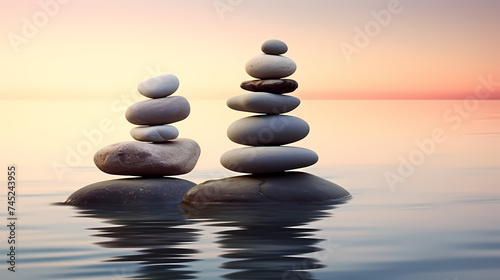 A pile of pebbles or stones on the background