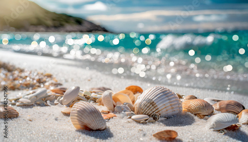 Shells on the beach © The Perfect Moment