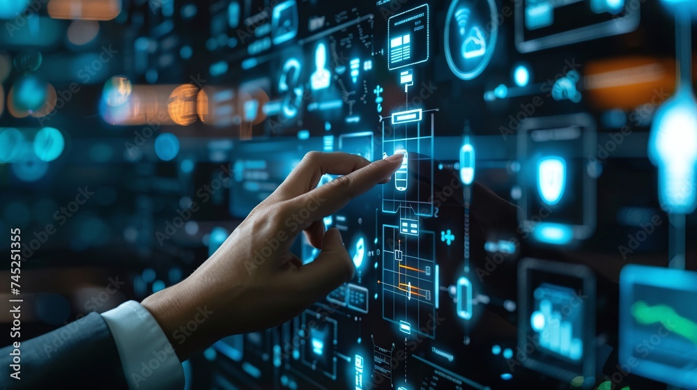data privacy and cyber security on virtual screen, safeguarding information and ensuring online protection data privacy and cyber security on virtual screen, safeguarding information and ensuring online protection