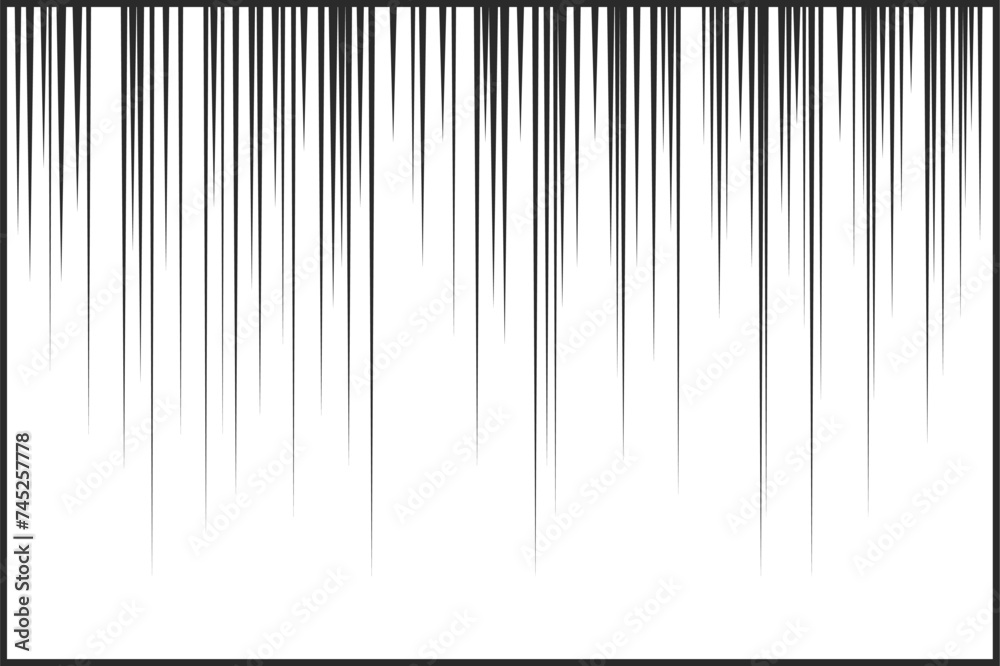 Vector Comic Speed Pattern, Straight Vertical Lines, Enhancing The Graphic Intensity And Emphasizing Speed Or Impact Vector Comic Speed Pattern, Straight Vertical Lines, Enhancing The Graphic Intensity And Emphasizing Speed Or Impact