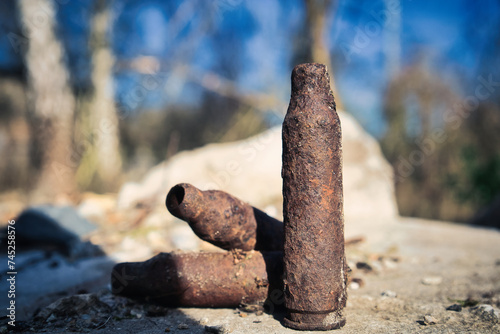 Old Ammunition Cartridge Cases - Verlassener Ort - Beatiful Decay - Verlassener Ort - Urbex / Urbexing - Lost Place - Artwork - Creepy - High quality photo