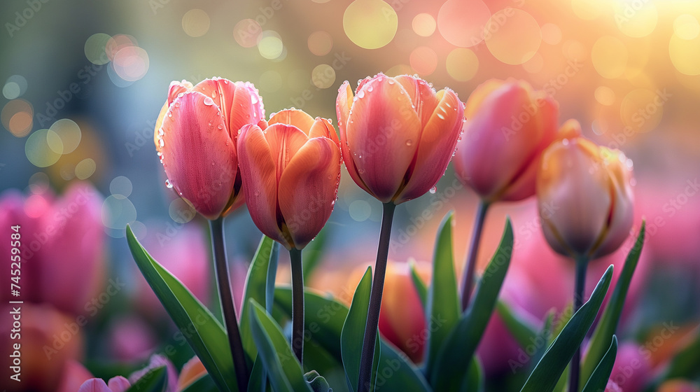 tulips in spring tulips in spring