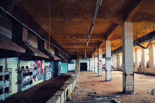 Old Abandoned Factory - Heeresbäckerei - Brotfabrik - Verlassener Ort - Beatiful Decay - Verlassener Ort - Urbex / Urbexing - Lost Place - Artwork - Creepy - High quality photo photo