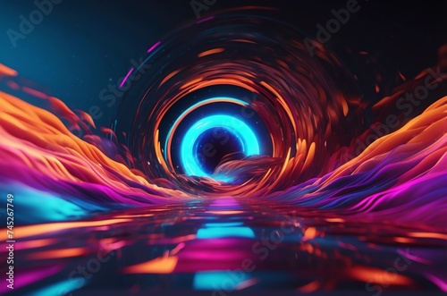 a sense of time travel with contrasts and distorted gradients