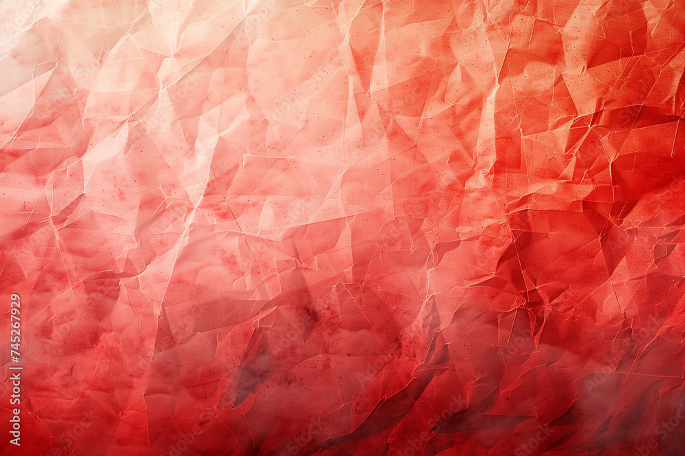 Fototapeta premium Red grunge paper texture with abstract smoke design