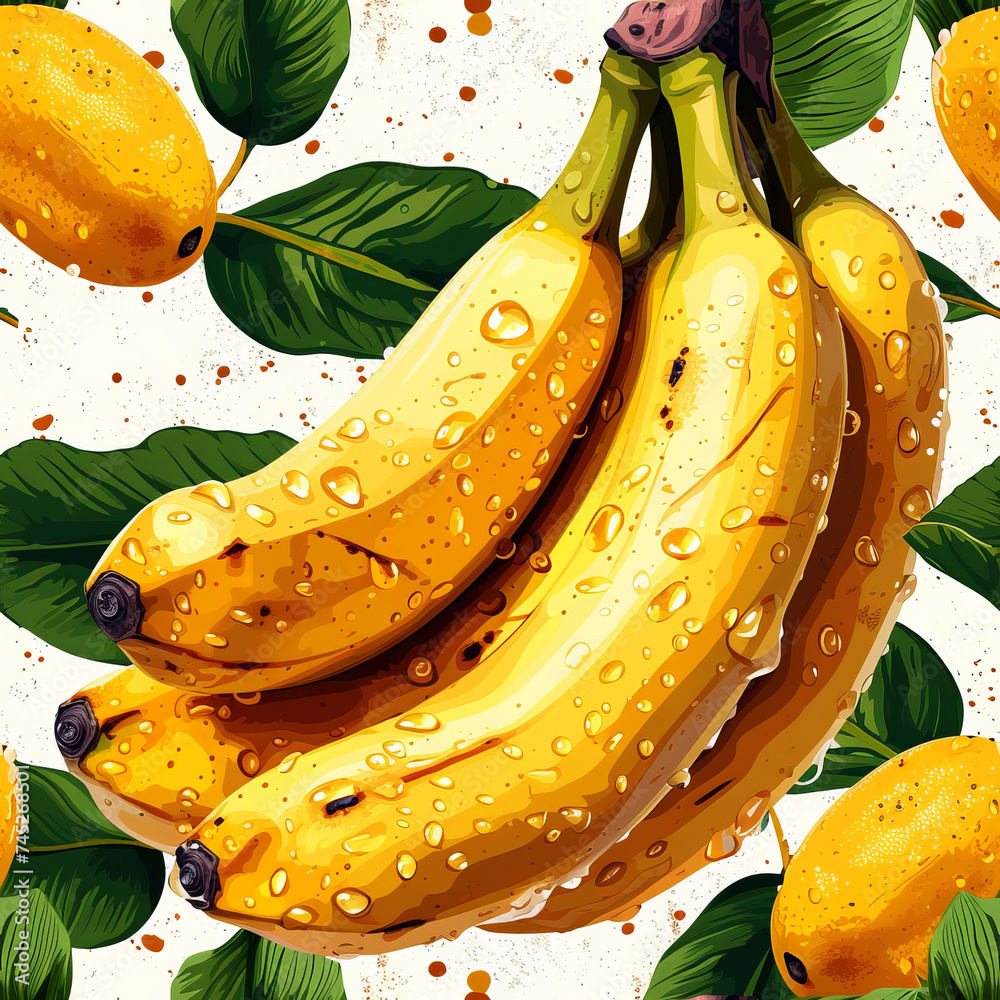banana design, ai generated