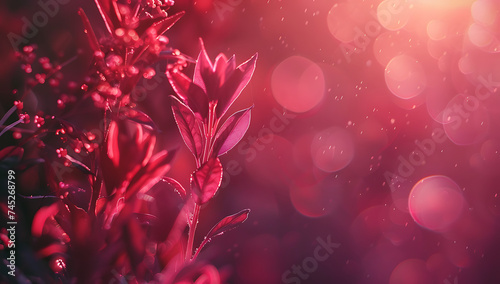 pink light bokeh bokeh background in the style of dig