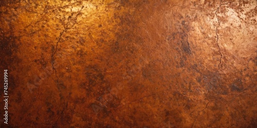 Old grunge copper bronze rusty texture background. Distressed cracked