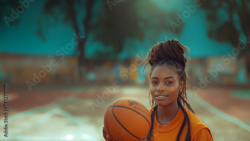 basketball player on the court © AkI