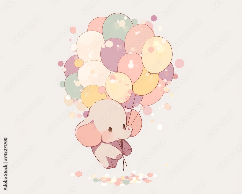 Elephant in balloon form Elephant in balloon form