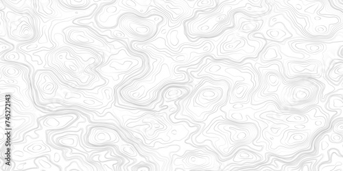 Topographic map seamless pattern. Abstract lines background. Contour maps. Seamless pattern wave lines Topographic map. Geographic mountain relief. Vector background