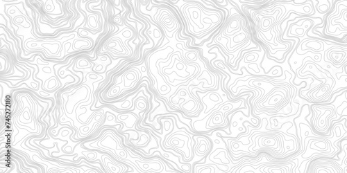 Topographic map seamless pattern. Abstract lines background. Topographic contour lines. Vector background