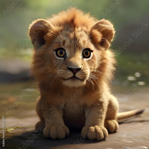 portrait of a lion © Ahmed
