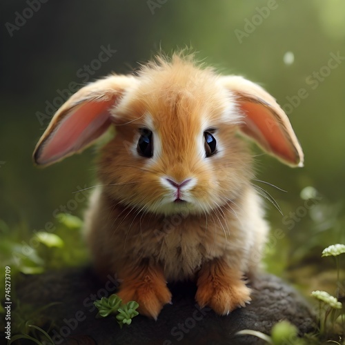 A cute little rabbit