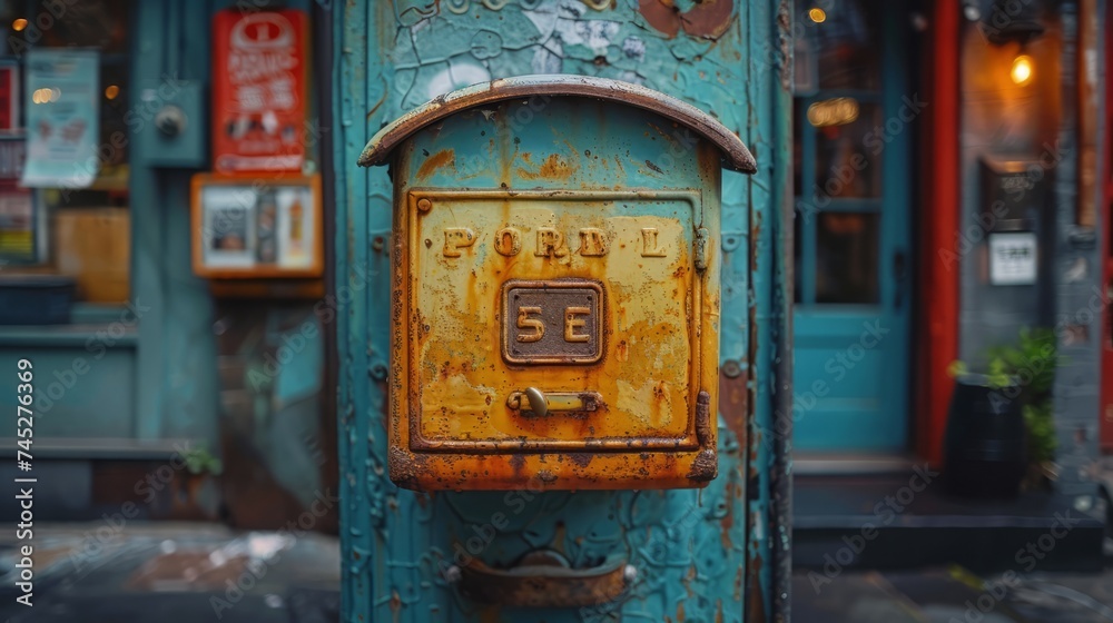 old mailbox on the wall old mailbox on the wall