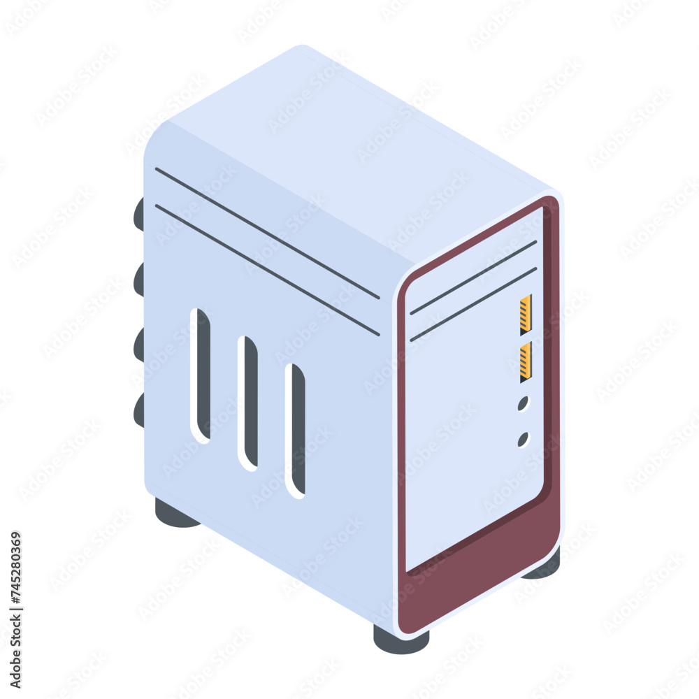 Electric Devices Isometric Icon Electric Devices Isometric Icon