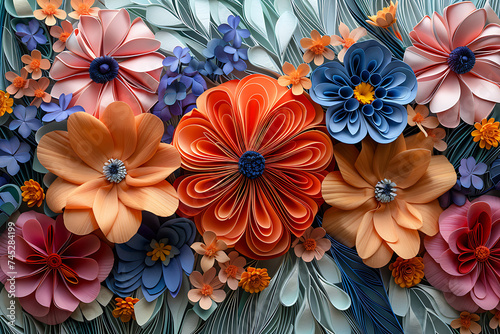 quilling is the creation of pictures using twisted strips of multi-colored paper 