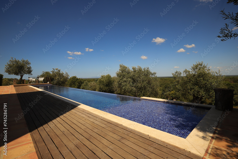 infinity luxury outdoor pool in Portugal