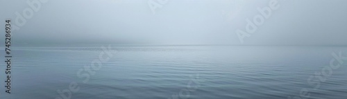 Early fog graient silver mist to light gray serene morning