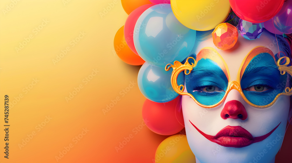 April Fools day background banner with copy space for text April Fools day background banner with copy space for text