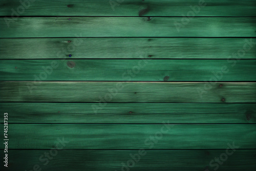 illustration of green wood wall texture background. Created with Generative AI