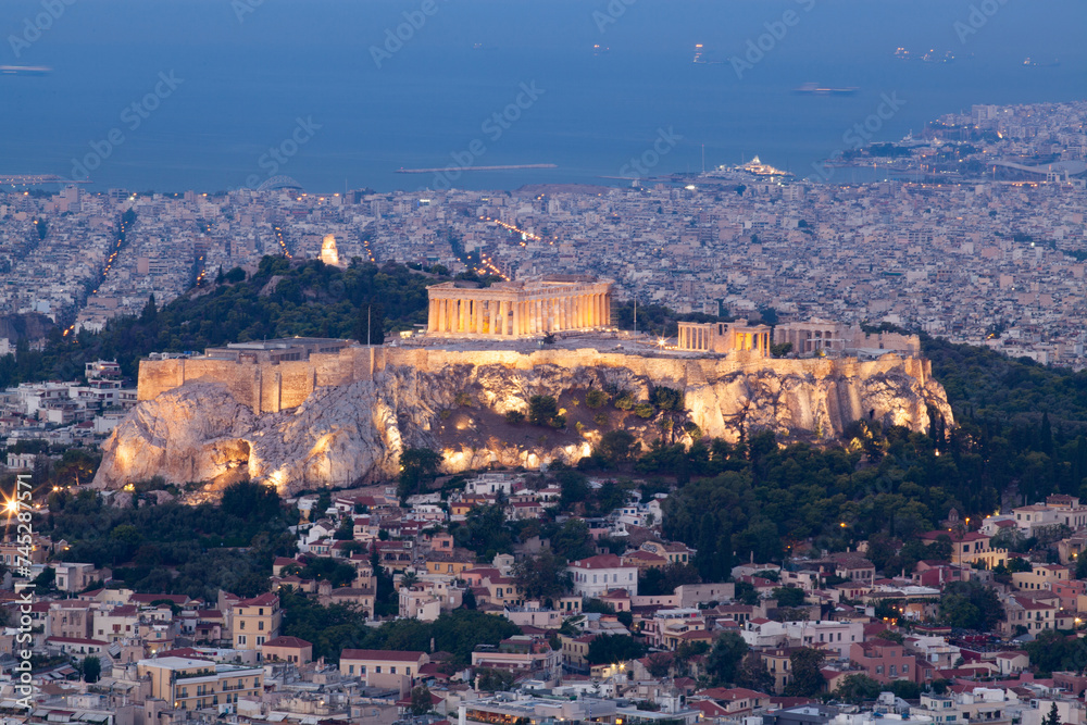 the Acropolis in Athens, Attica, Greece