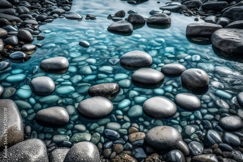 pebbles on the beach