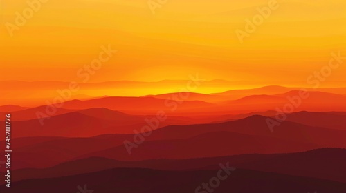 Sunrise graient warm hues blening seamlessly abstract awn