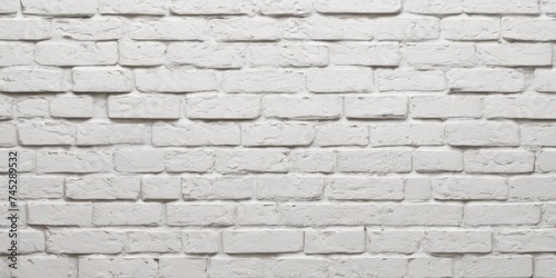 Seamless pattern of white brick wall. Vector texture for fabric  textile  wrapping paper  background