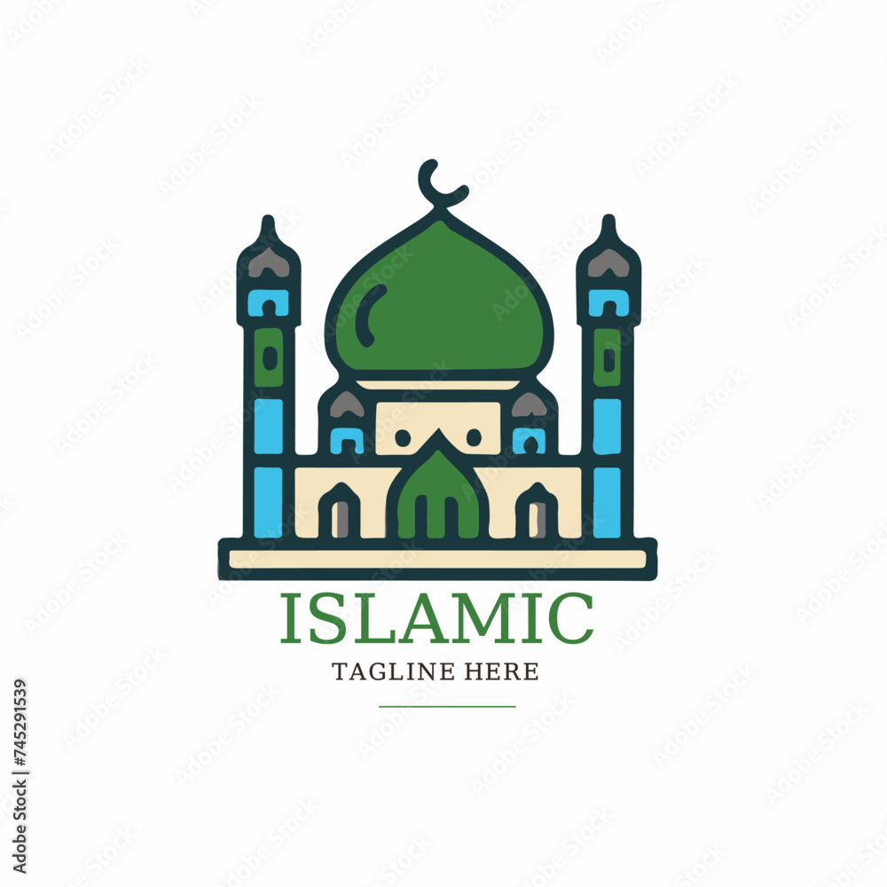 Harmony Haven: Mosque Logo Inspiration