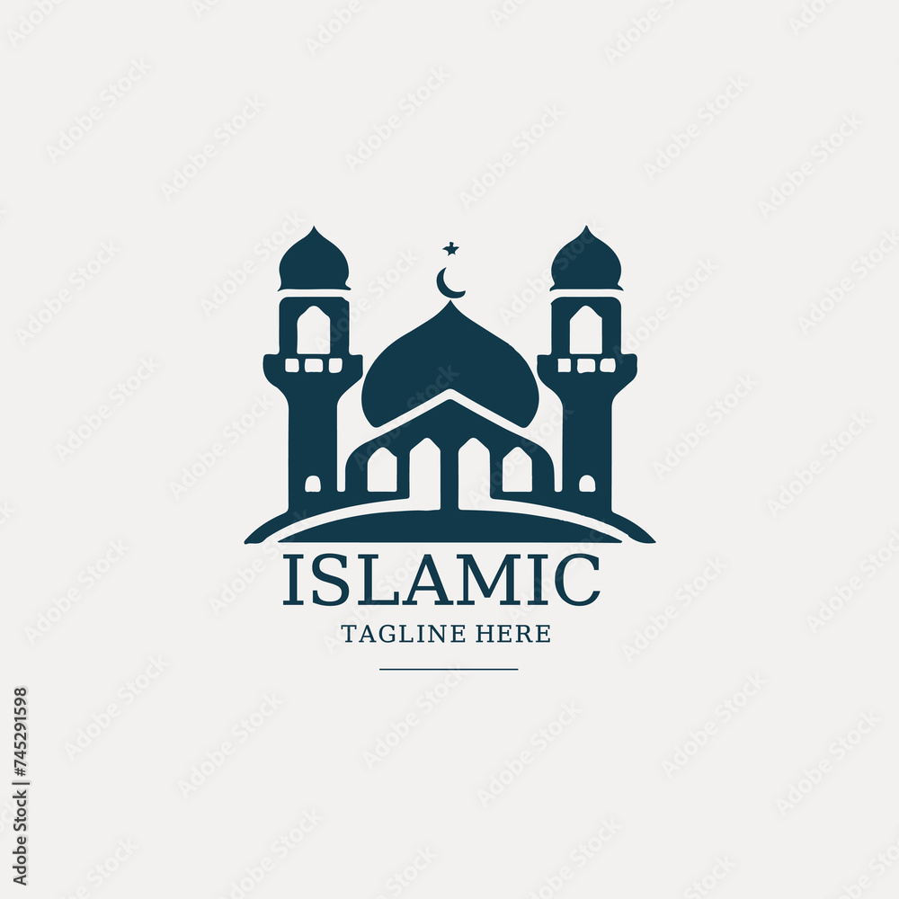 Enlightened Dome: Mosque Symbol Design