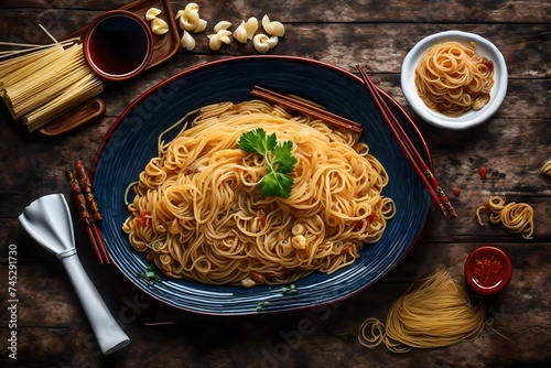 spaghetti with seafood