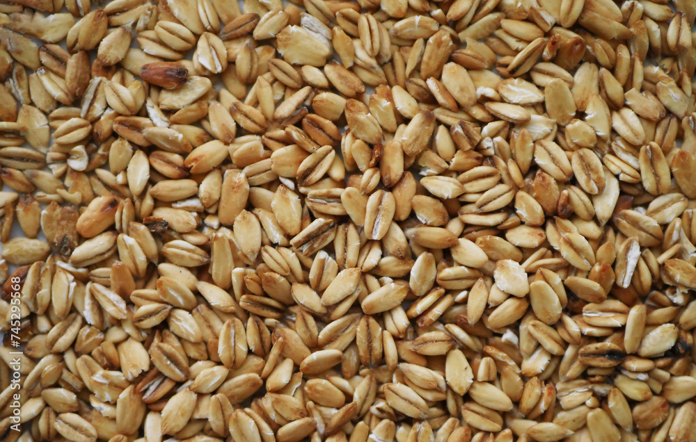 Oats texture. Food background. Oatmeal heap. Healthy diet Oats texture. Food background. Oatmeal heap. Healthy diet