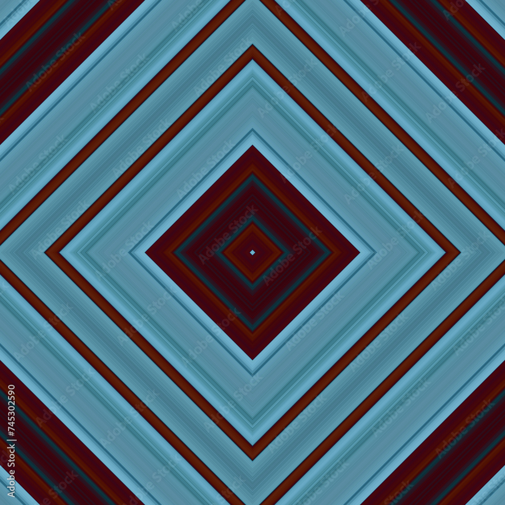 Obraz premium Seamless rhombus pattern. Pattern of colored lines