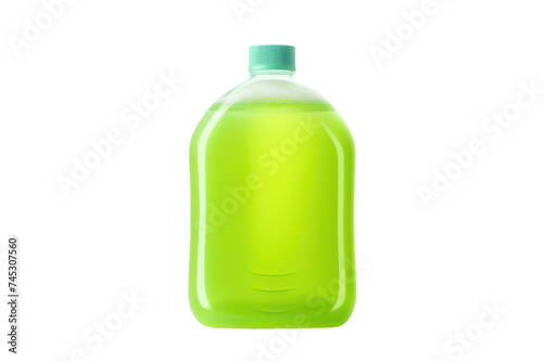 Sleek Dish Soap Bottle Isolated on Transparent Background photo