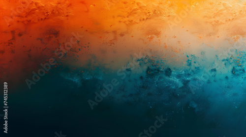 Teal orange black color gradient background grainy texture effect poster banner landing page backdrop design