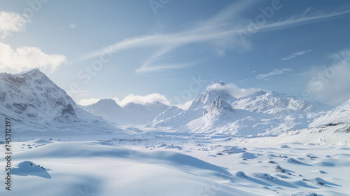 The Lofoten Islands, Norway   Mountains and Arctic fjords © EmmaStock