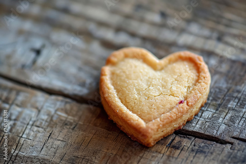 A heart-shaped cookie