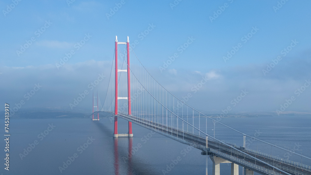 Fototapeta premium 1915 Canakkale Bridge, Dardenelles Bridge