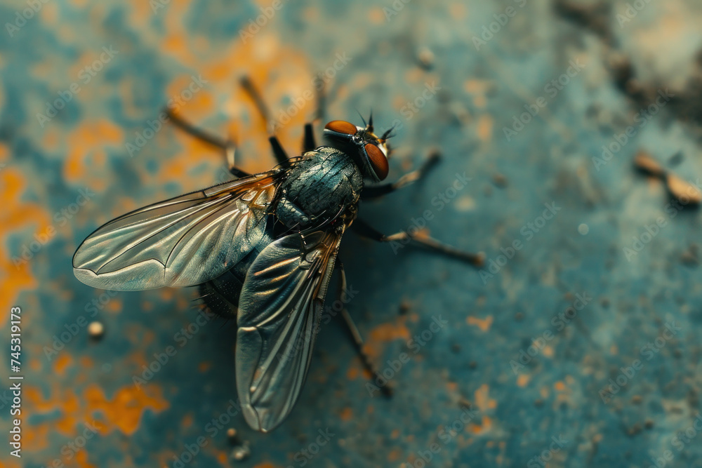 Fototapeta premium Close up of a fly