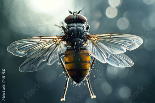 Close up of a fly