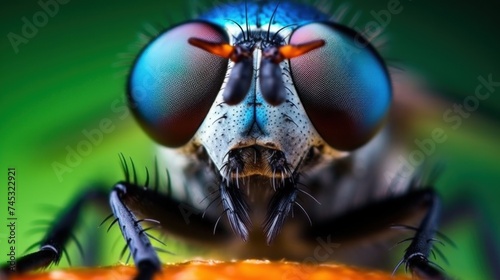 Close up of a fly