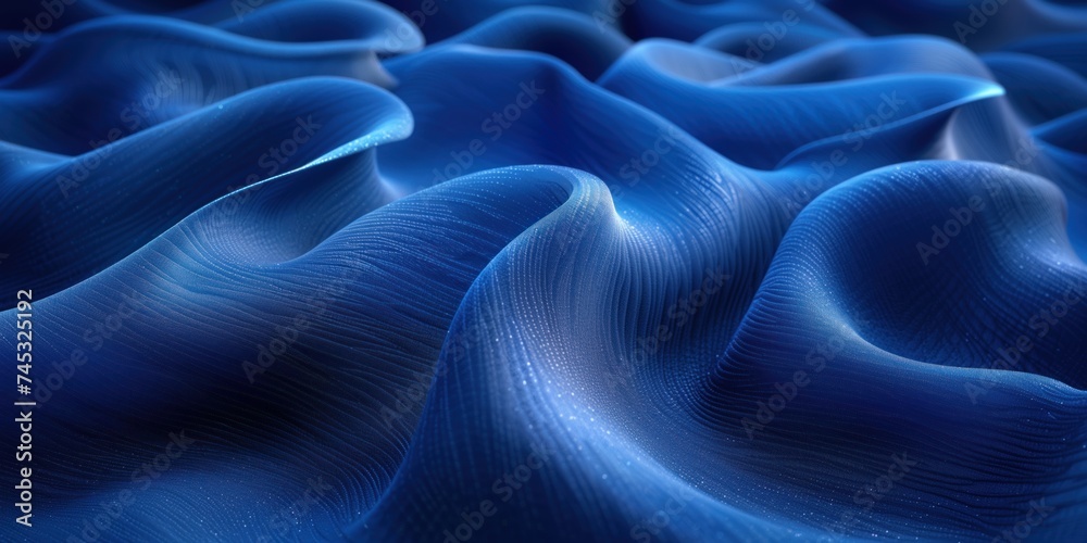 Obraz premium Blue Waves Background