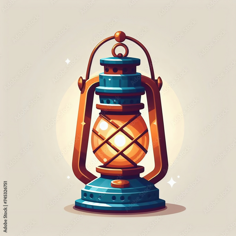 old oil lamp isolated old oil lamp isolated