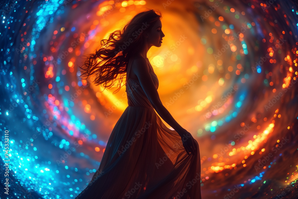 Goddess infront of a Portal Goddess infront of a Portal