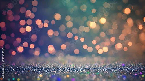 Abstract Loopable Background with nice multicolor bokeh photo