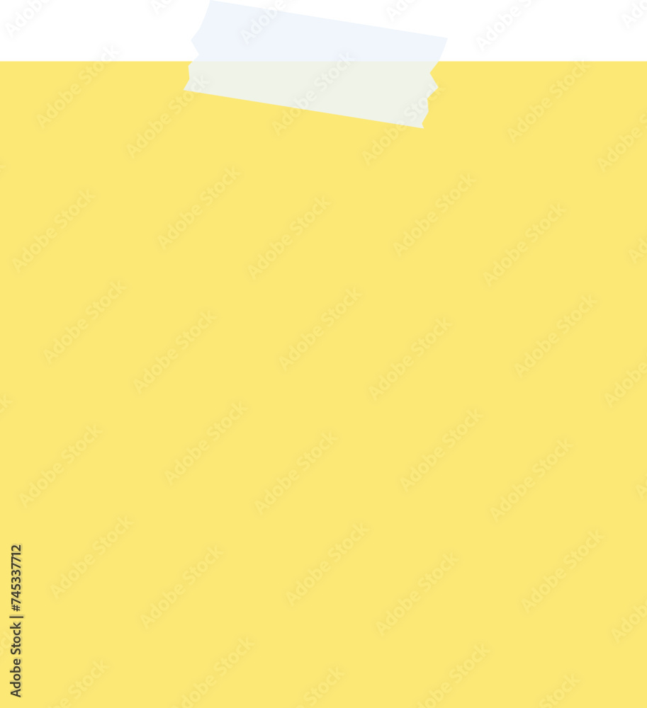 Yellow post it note Yellow post it note