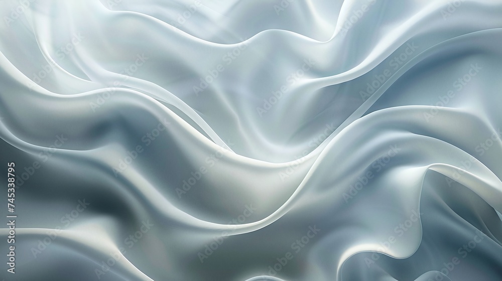 Fototapeta premium minimalist abstract white background with smooth lines, creating a simple yet elegant backdrop for modern settings