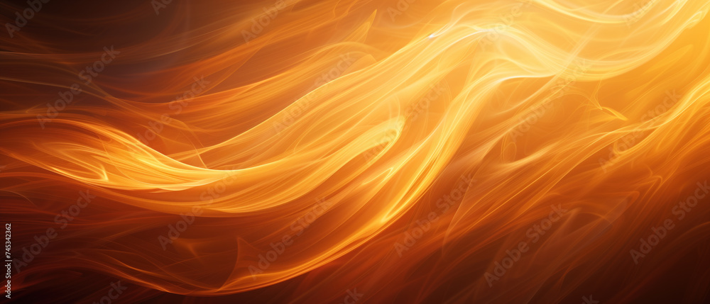 Warm tones swirl in a fluid abstract resembling flames. Warm tones swirl in a fluid abstract resembling flames.