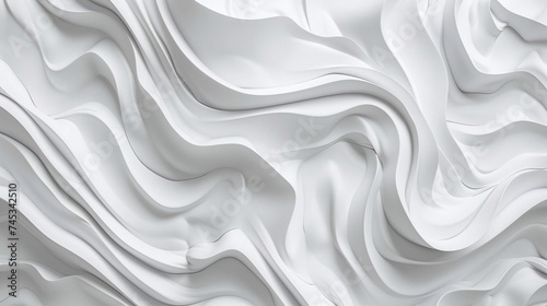 abstract white fabric texture background  creating elegant and minimalist pattern design for clean and simple backdrop